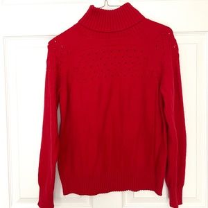 Banana republic sweater red like new